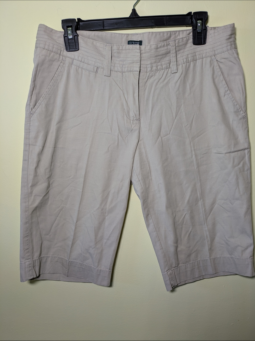 J. Crew Women's Khaki Bermuda Shorts City Fit 4